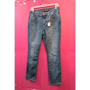 NYDJ Blue Wash Denim Jeans 8P  Skinny